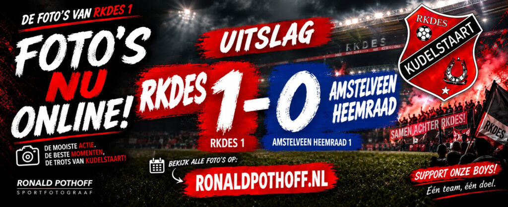 RKDES tegen Amstelveen Heemraad sportfotografie